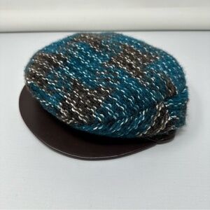 Tarnish Italy Boucle Newsboy Cap